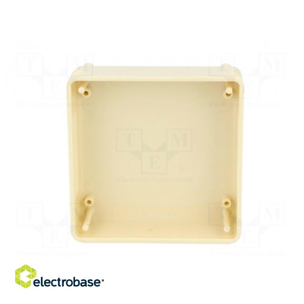 Enclosure: for alarms | X: 71mm | Y: 71mm | Z: 27mm | ABS | ivory image 3
