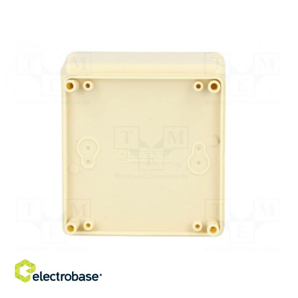 Enclosure: for alarms | X: 71mm | Y: 71mm | Z: 27mm | ABS | ivory image 7
