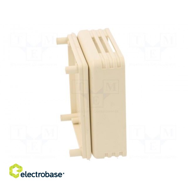Enclosure: for alarms | X: 71mm | Y: 71mm | Z: 27mm | ABS | ivory фото 10