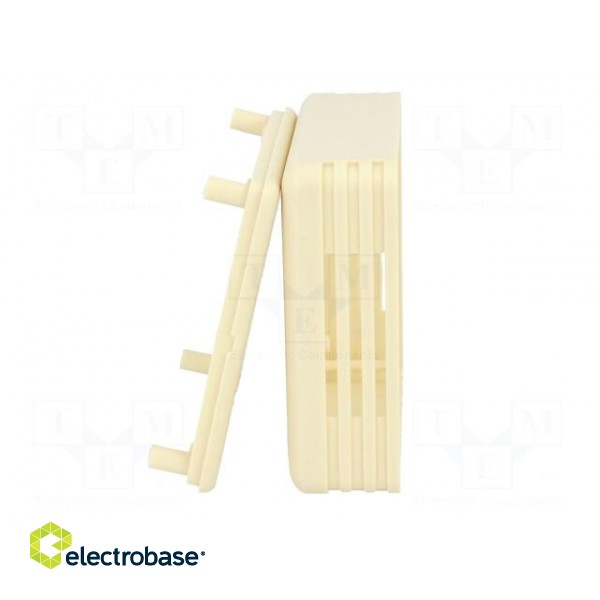 Enclosure: for alarms | X: 71mm | Y: 71mm | Z: 27mm | ABS | ivory image 9