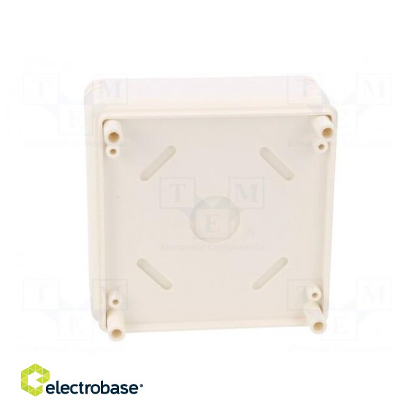 Enclosure: for alarms | X: 71mm | Y: 71mm | Z: 27mm | ABS | white фото 9