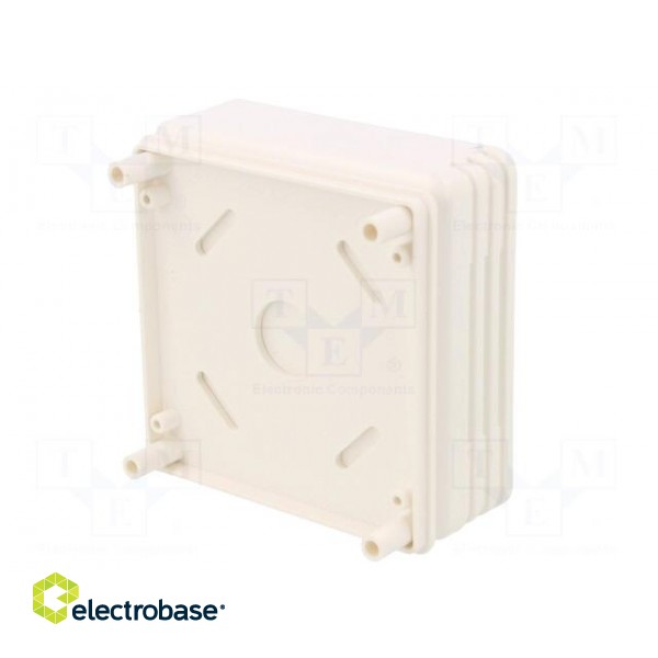 Enclosure: for alarms | X: 71mm | Y: 71mm | Z: 27mm | ABS | white фото 10