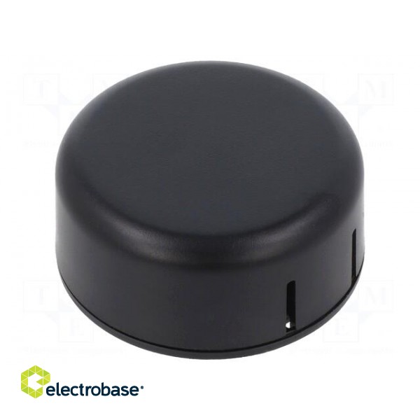 Enclosure: for alarms | Z: 20.3mm | ABS | black | Series: 1551SNAP | IP30 image 1