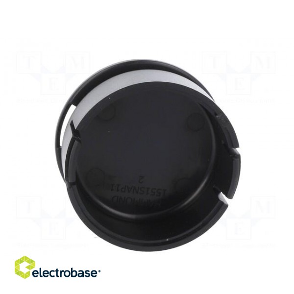 Enclosure: for alarms | Z: 20.3mm | ABS | black | Series: 1551SNAP | IP30 image 4