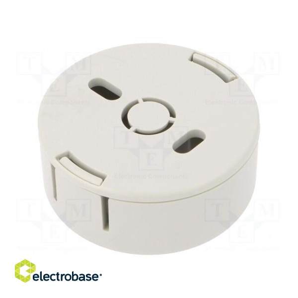Enclosure: for alarms | Z: 20.3mm | ABS | grey | Series: 1551SNAP | IP30 image 2