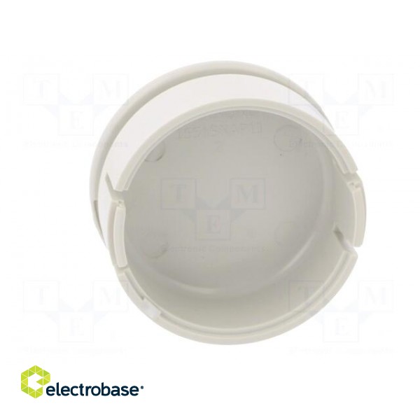 Enclosure: for alarms | Z: 20.3mm | ABS | grey | Series: 1551SNAP | IP30 image 4