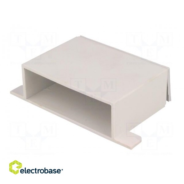 Enclosure: specialist | A: 70mm | B: 50mm | C: 25mm | ABS | grey | (a): 95mm image 4