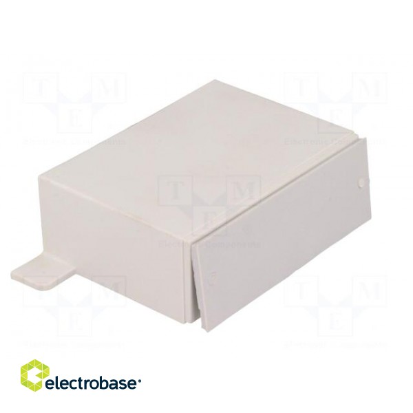 Enclosure: specialist | A: 70mm | B: 50mm | C: 25mm | ABS | grey | (a): 95mm image 6
