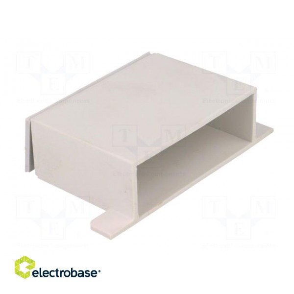 Enclosure: specialist | A: 70mm | B: 50mm | C: 25mm | ABS | grey | (a): 95mm image 2