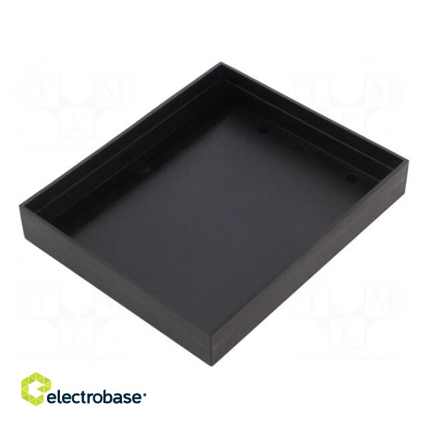 Enclosure: designed for potting | X: 102mm | Y: 122mm | Z: 18.5mm | ABS фото 1