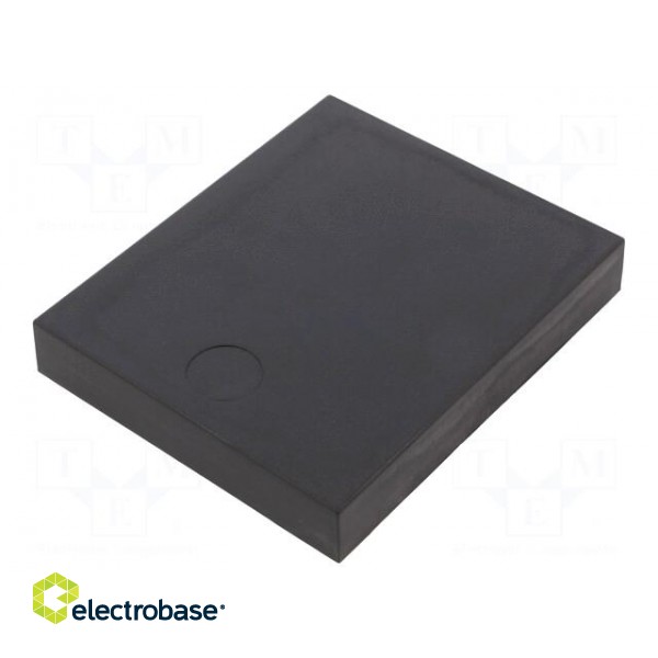 Enclosure: designed for potting | X: 102mm | Y: 122mm | Z: 18.5mm | ABS фото 2