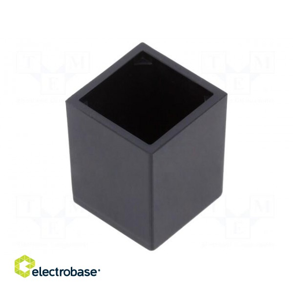 Enclosure: designed for potting | X: 12mm | Y: 12mm | Z: 15mm | ABS image 1