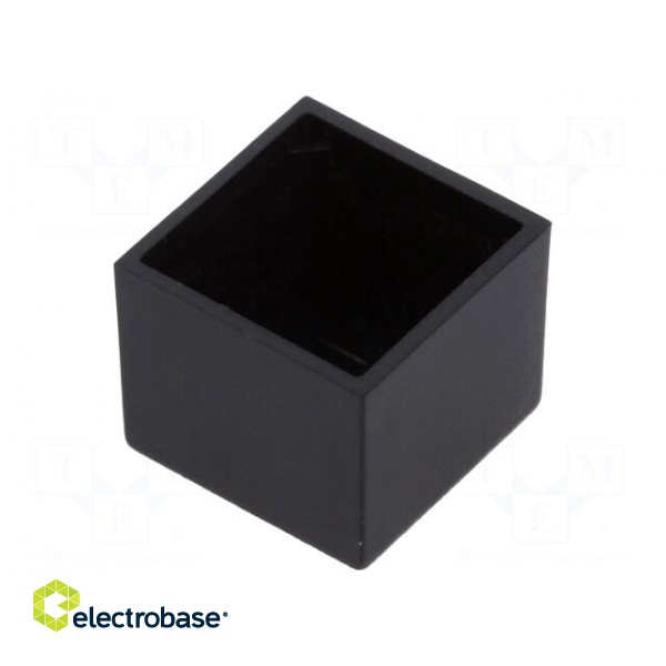 Enclosure: designed for potting | X: 14mm | Y: 14mm | Z: 11.5mm | ABS image 1