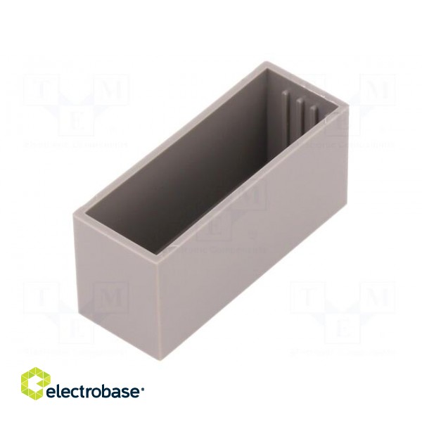 Enclosure: designed for potting | X: 15mm | Y: 40mm | Z: 19mm | ABS фото 1