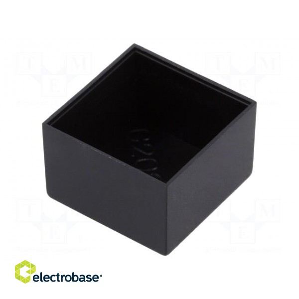 Enclosure: designed for potting | X: 20mm | Y: 20mm | Z: 13mm | ABS image 1