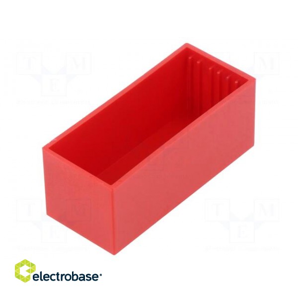 Enclosure: designed for potting | X: 22mm | Y: 52mm | Z: 21mm | red фото 1