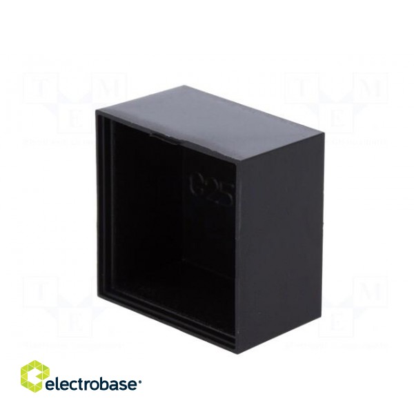 Enclosure: designed for potting | X: 25mm | Y: 25mm | Z: 15mm | ABS фото 4