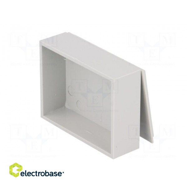 Enclosure: designed for potting | X: 31mm | Y: 41mm | Z: 13mm | ABS | grey image 4