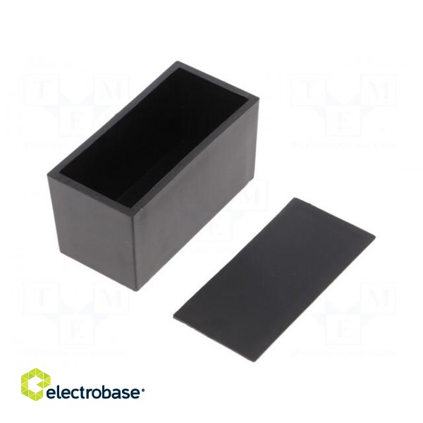 Enclosure: designed for potting | X: 36mm | Y: 70mm | Z: 35mm | ABS фото 2
