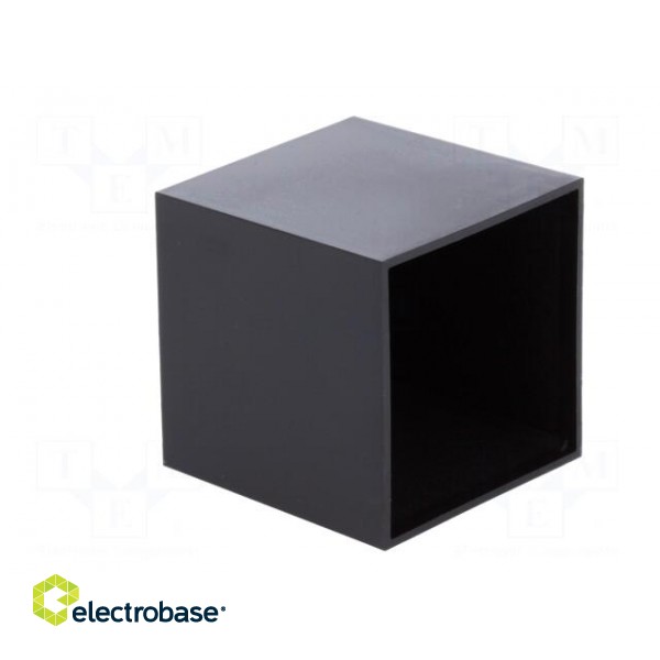 Enclosure: designed for potting | X: 38.8mm | Y: 38.8mm | Z: 39mm | ABS фото 2