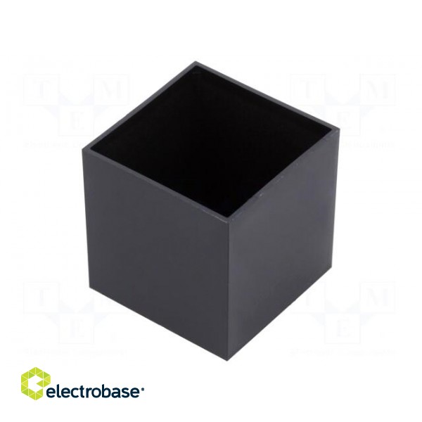 Enclosure: designed for potting | X: 38.8mm | Y: 38.8mm | Z: 39mm | ABS image 1