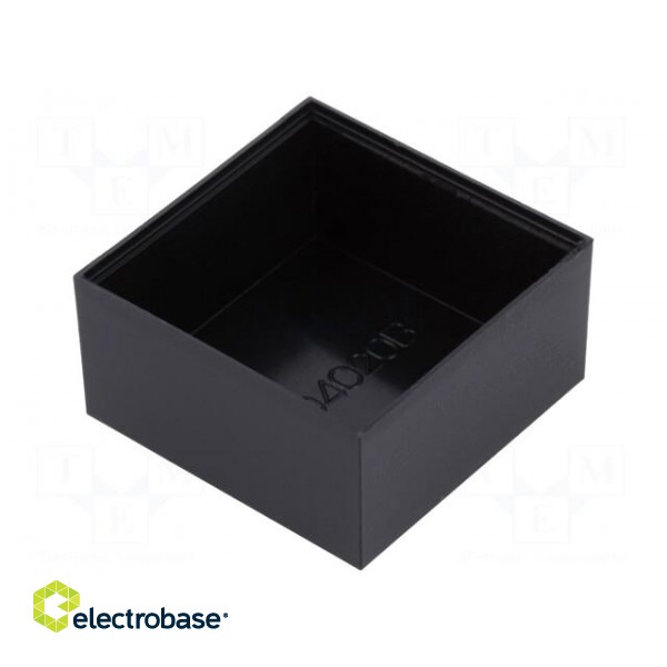 Enclosure: designed for potting | X: 40mm | Y: 40mm | Z: 20mm | ABS фото 1