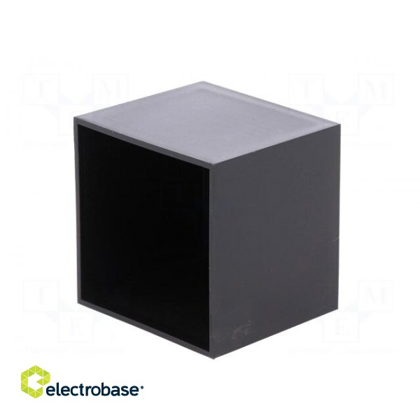 Enclosure: designed for potting | X: 46mm | Y: 46mm | Z: 40.5mm | ABS фото 4