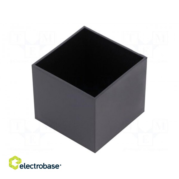 Enclosure: designed for potting | X: 46mm | Y: 46mm | Z: 40.5mm | ABS image 1
