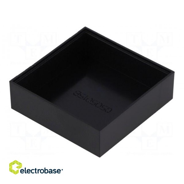 Enclosure: designed for potting | X: 50mm | Y: 50mm | Z: 15mm | ABS фото 1