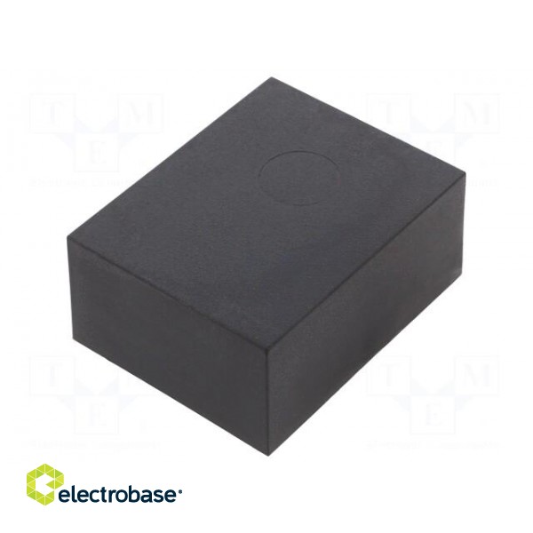 Enclosure: designed for potting | X: 59mm | Y: 75mm | Z: 33.5mm | ABS фото 2