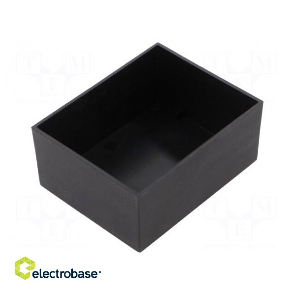 Enclosure: designed for potting | X: 59mm | Y: 75mm | Z: 33.5mm | ABS фото 1
