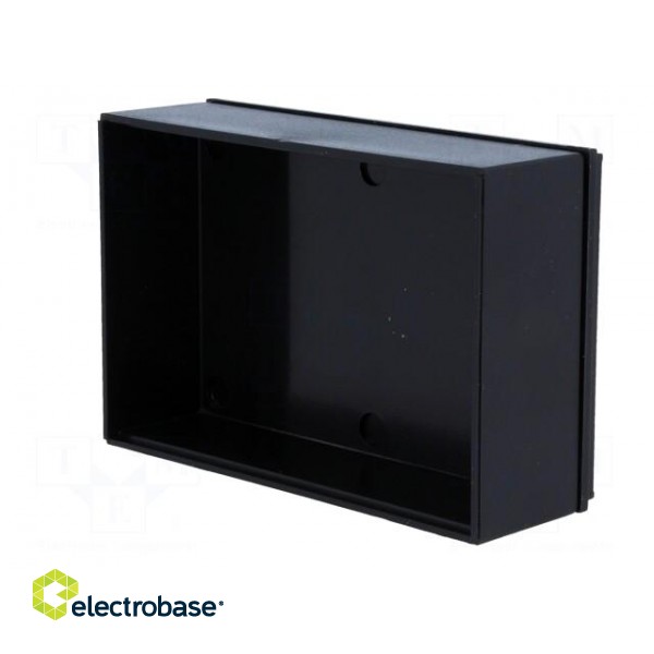 Enclosure: designed for potting | X: 60mm | Y: 89.5mm | Z: 27.5mm | ABS фото 2