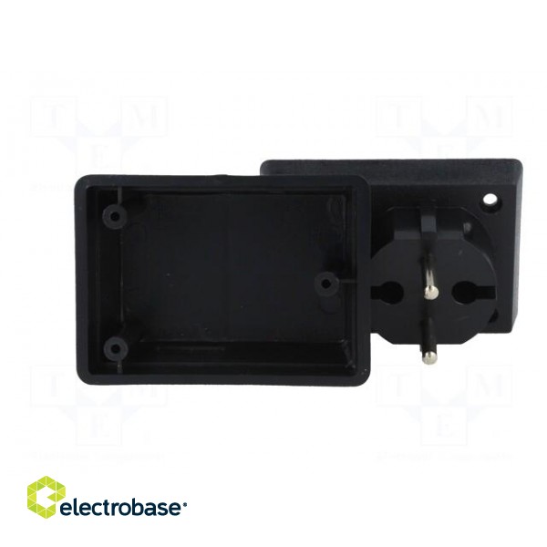 Enclosure: for power supplies | vented | X: 50mm | Y: 70mm | Z: 47mm | ABS фото 7