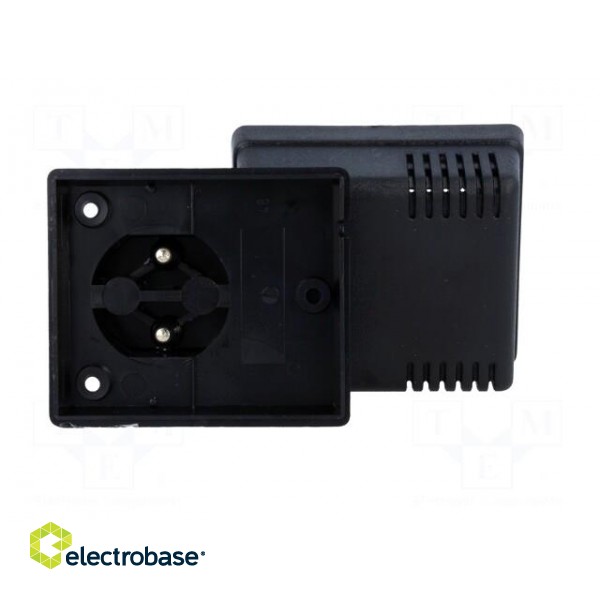 Enclosure: for power supplies | vented | X: 62mm | Y: 73mm | Z: 48mm | ABS image 5