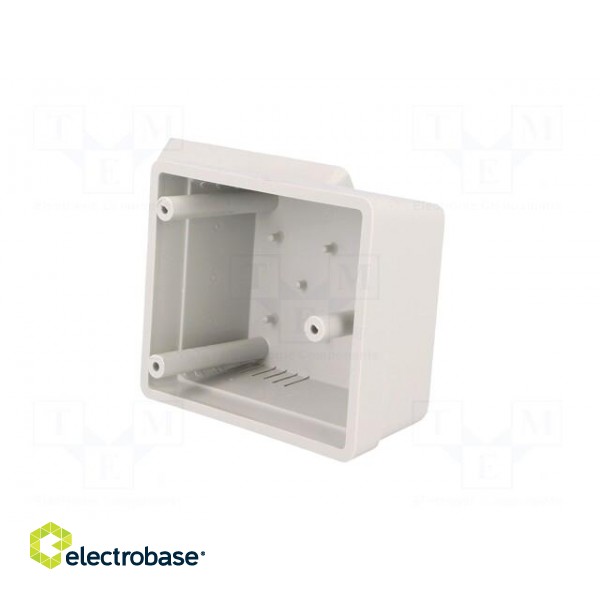 Enclosure: for power supplies | vented | X: 63mm | Y: 73mm | Z: 46mm | ABS фото 4