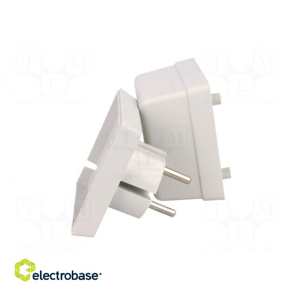 Enclosure: for power supplies | vented | X: 63mm | Y: 73mm | Z: 46mm | ABS image 9