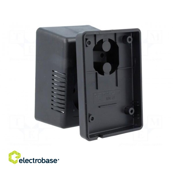 Enclosure: for power supplies | vented | X: 65.5mm | Y: 92mm | Z: 57mm image 6
