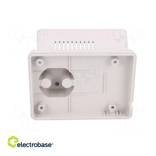 Enclosure: for power supplies | vented | X: 65mm | Y: 92mm | Z: 57mm | ABS фото 7