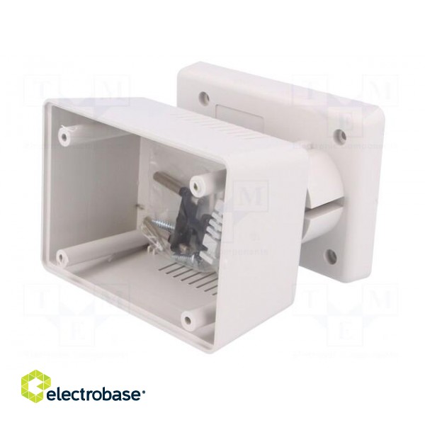 Enclosure: for power supplies | vented | X: 65mm | Y: 92mm | Z: 57mm | ABS фото 4