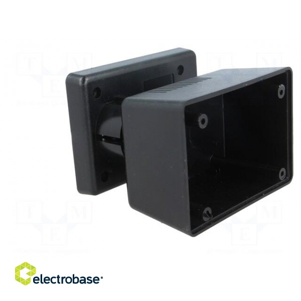 Enclosure: for power supplies | with earthing | X: 65mm | Y: 90mm фото 2