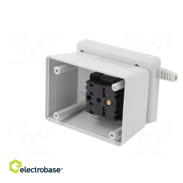 Enclosure: for power supplies | with earthing | X: 65mm | Y: 90mm image 4