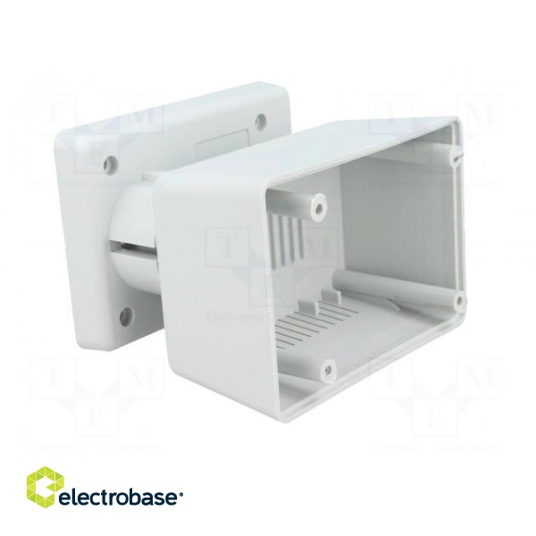 Enclosure: for power supplies | with earthing | X: 65mm | Y: 90mm paveikslėlis 2