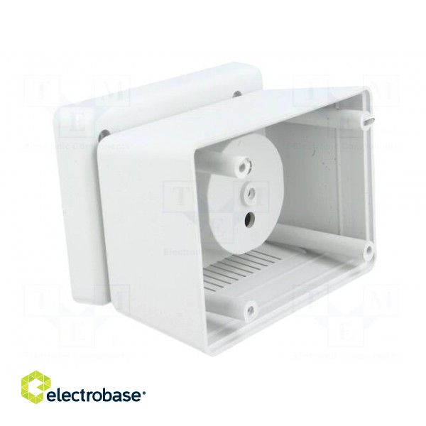 Enclosure: for power supplies | without earthing | X: 65mm | Y: 90mm фото 3
