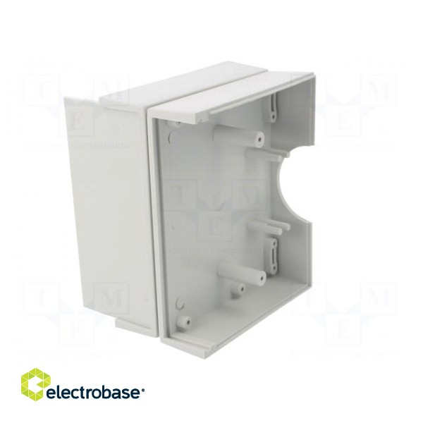 Enclosure: for power supplies | X: 100mm | Y: 120mm | Z: 56mm | ABS | grey paveikslėlis 8
