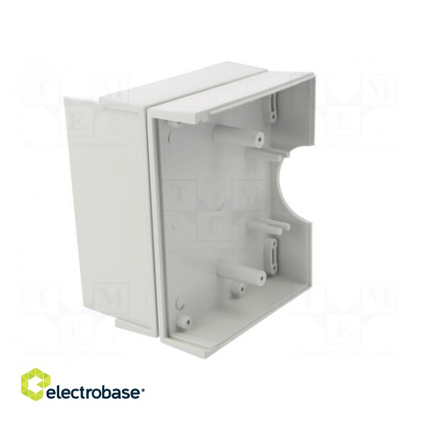 Enclosure: for power supplies | X: 100mm | Y: 120mm | Z: 56mm | ABS | grey image 8