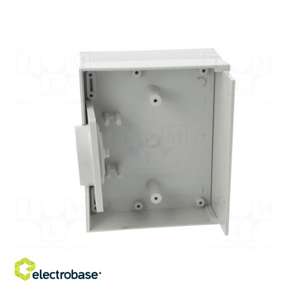 Enclosure: for power supplies | X: 100mm | Y: 120mm | Z: 56mm | ABS | grey image 5