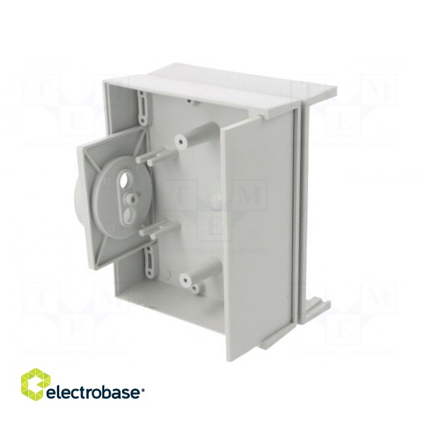 Enclosure: for power supplies | X: 100mm | Y: 120mm | Z: 56mm | ABS | grey paveikslėlis 6