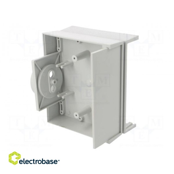 Enclosure: for power supplies | X: 100mm | Y: 120mm | Z: 56mm | ABS | grey image 6