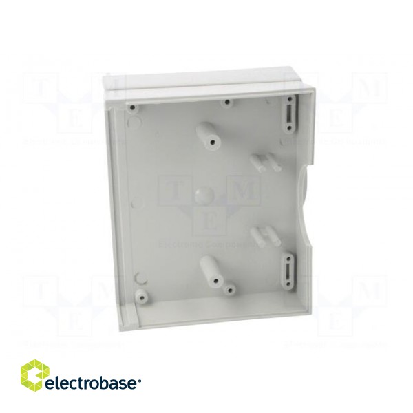 Enclosure: for power supplies | X: 100mm | Y: 120mm | Z: 56mm | ABS | grey paveikslėlis 9