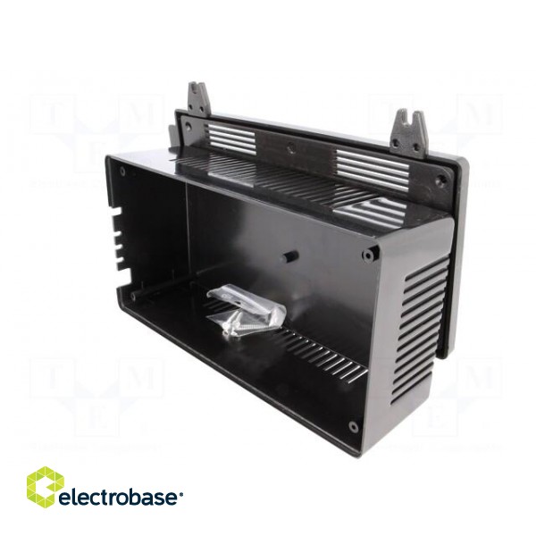 Enclosure: for power supplies | X: 112mm | Y: 222mm | Z: 72mm | ABS paveikslėlis 4